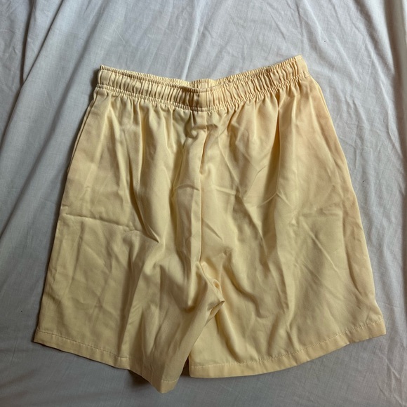 Vintage Basic Editions Butter Yellow Drawstring Shorts - Picture 3 of 6